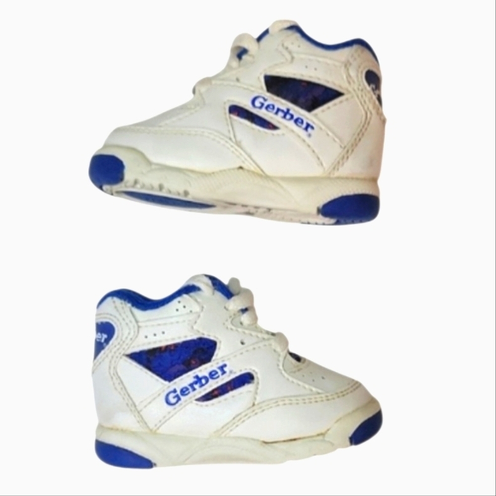 Gerber Vintage Baby High Top Sneakers; Gender Neutral